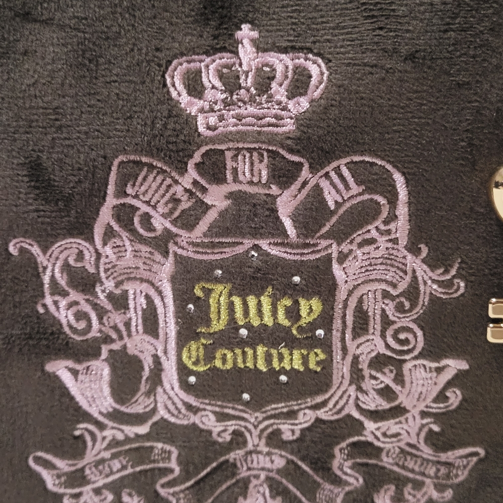 Juicy Couture Dark Brown Crossbody Bag with Gold Key Charm - Picture 5 of 13